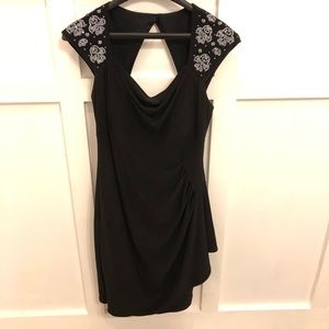 Embellished Little Black Dress